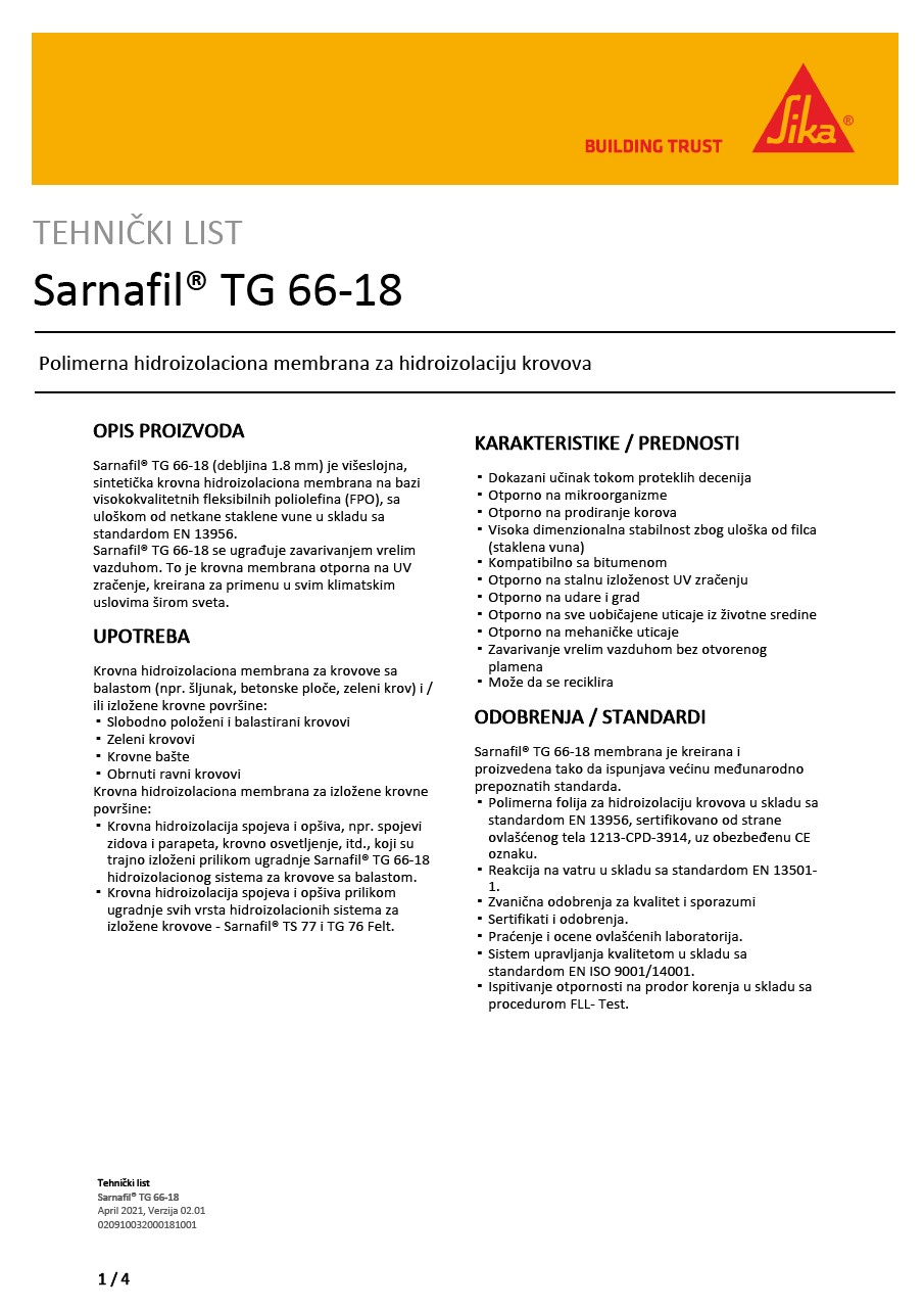 Sarnafil® TG 66-18