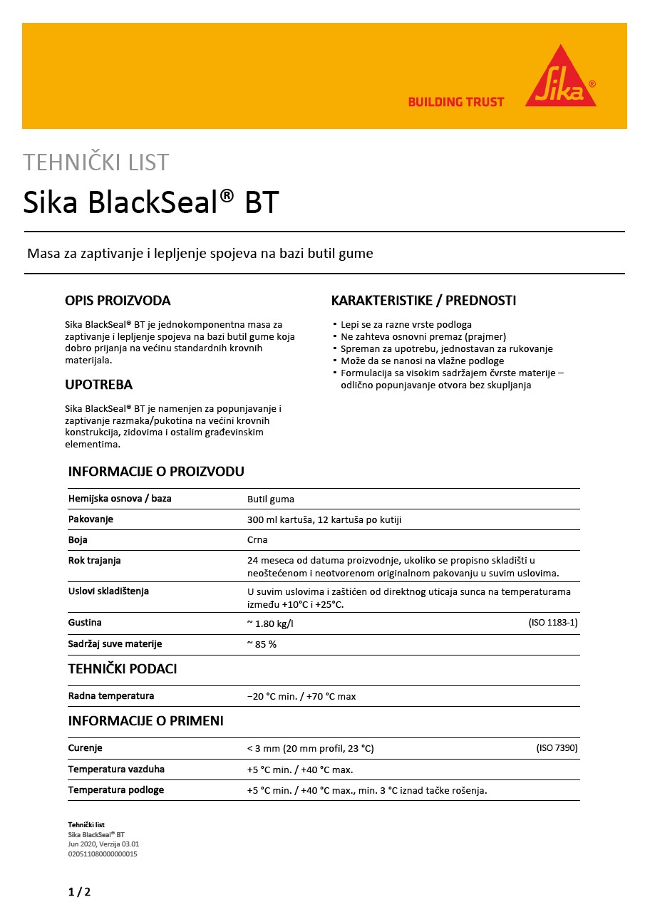 Sika BlackSeal® BT