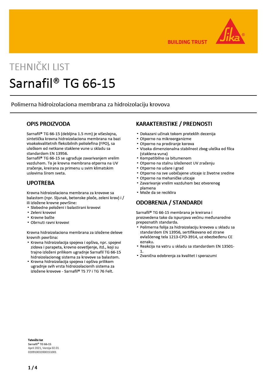 Sarnafil® TG 66-15